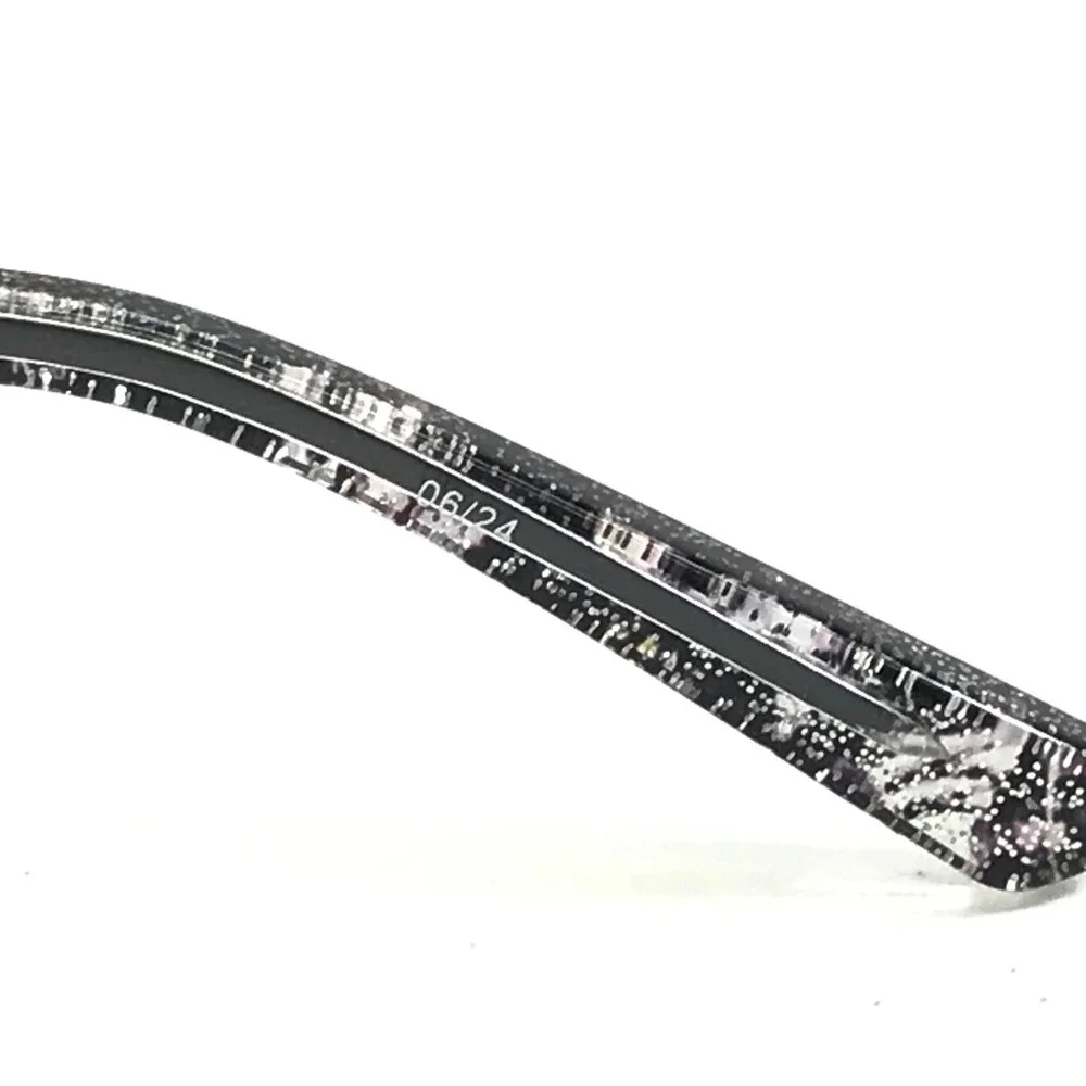 Bebe Eyeglasses Frames BB5236 001 JET Black Cat Eye Half Rim 52-16-140